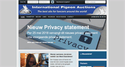 Desktop Screenshot of internationalpigeonauctions.com